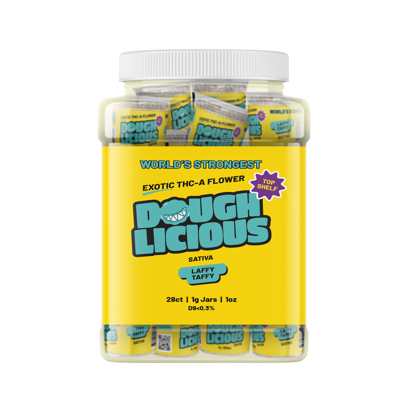 Doughlicious Exotic THCa Flower 28 x 1 Gram