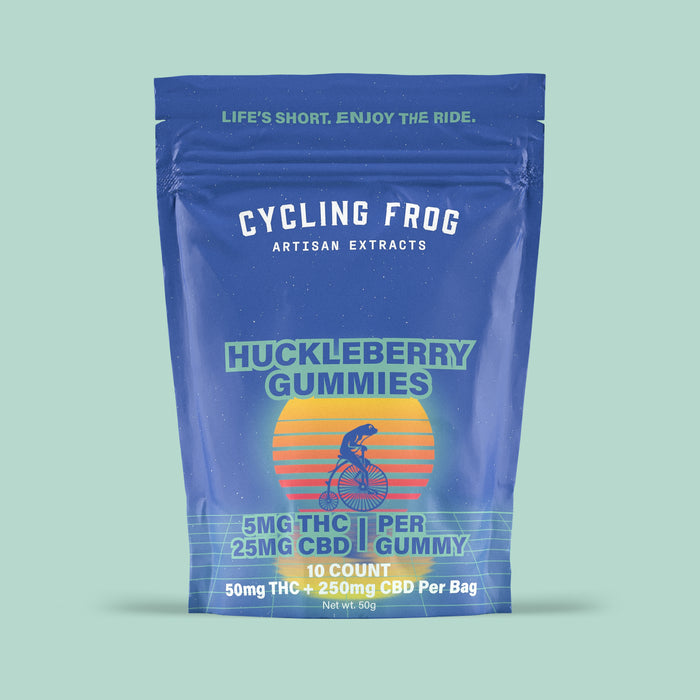 Cycling Frog 5mg D9 + 25mg CBD Gummies 10ct (MN Compliant)
