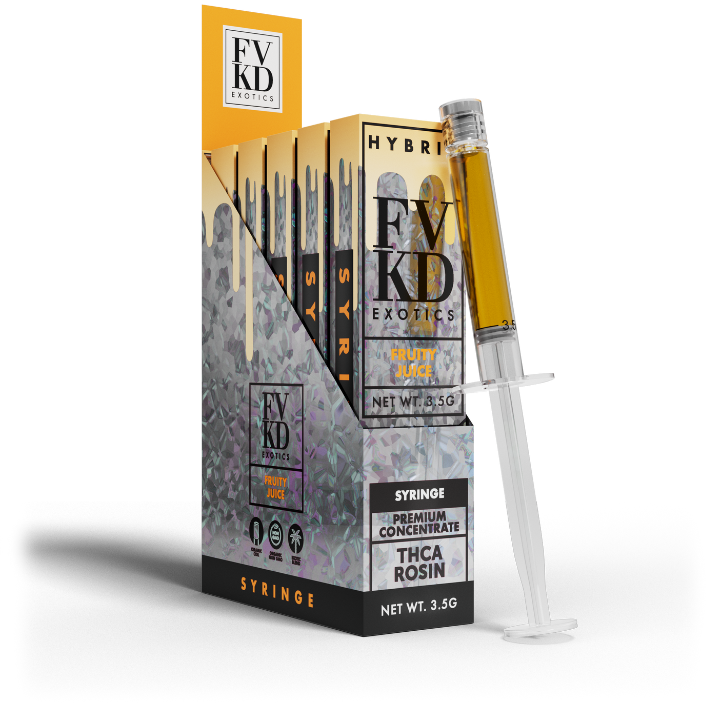 FVKD Live Rosin THCa Syringe 3.5 Grams