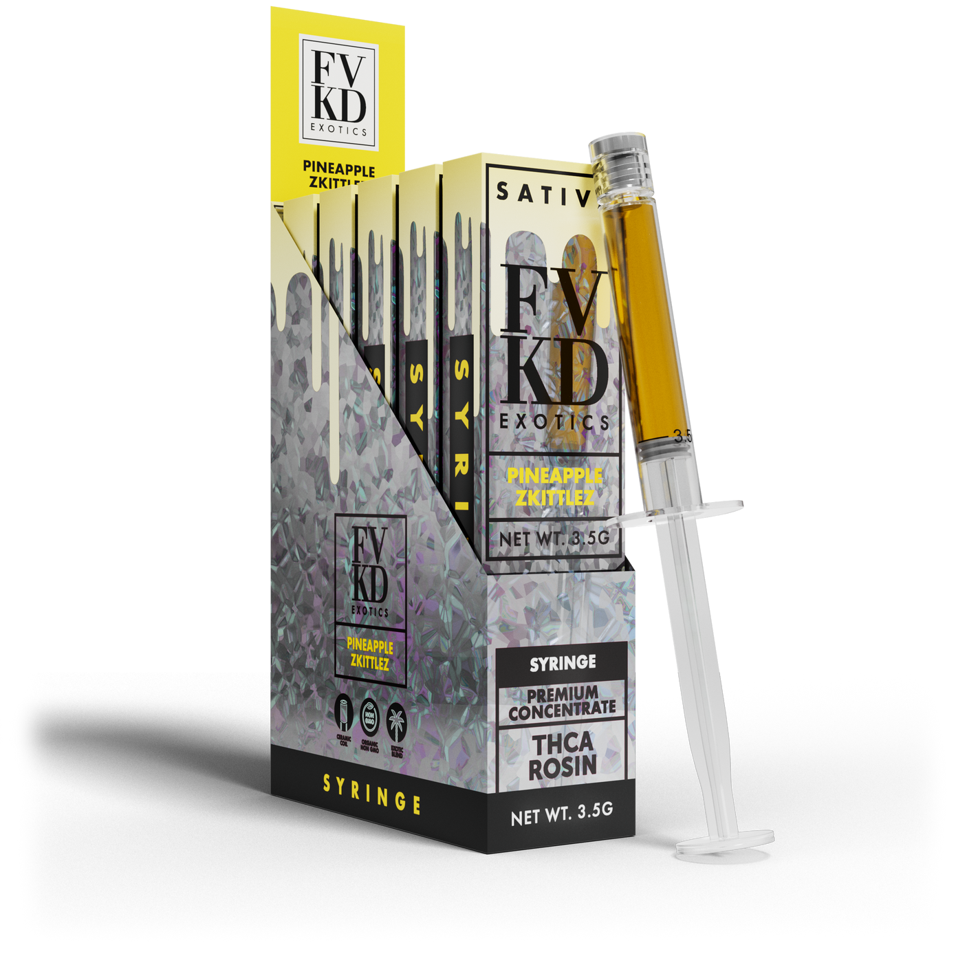 FVKD Live Rosin THCa Syringe 3.5 Grams