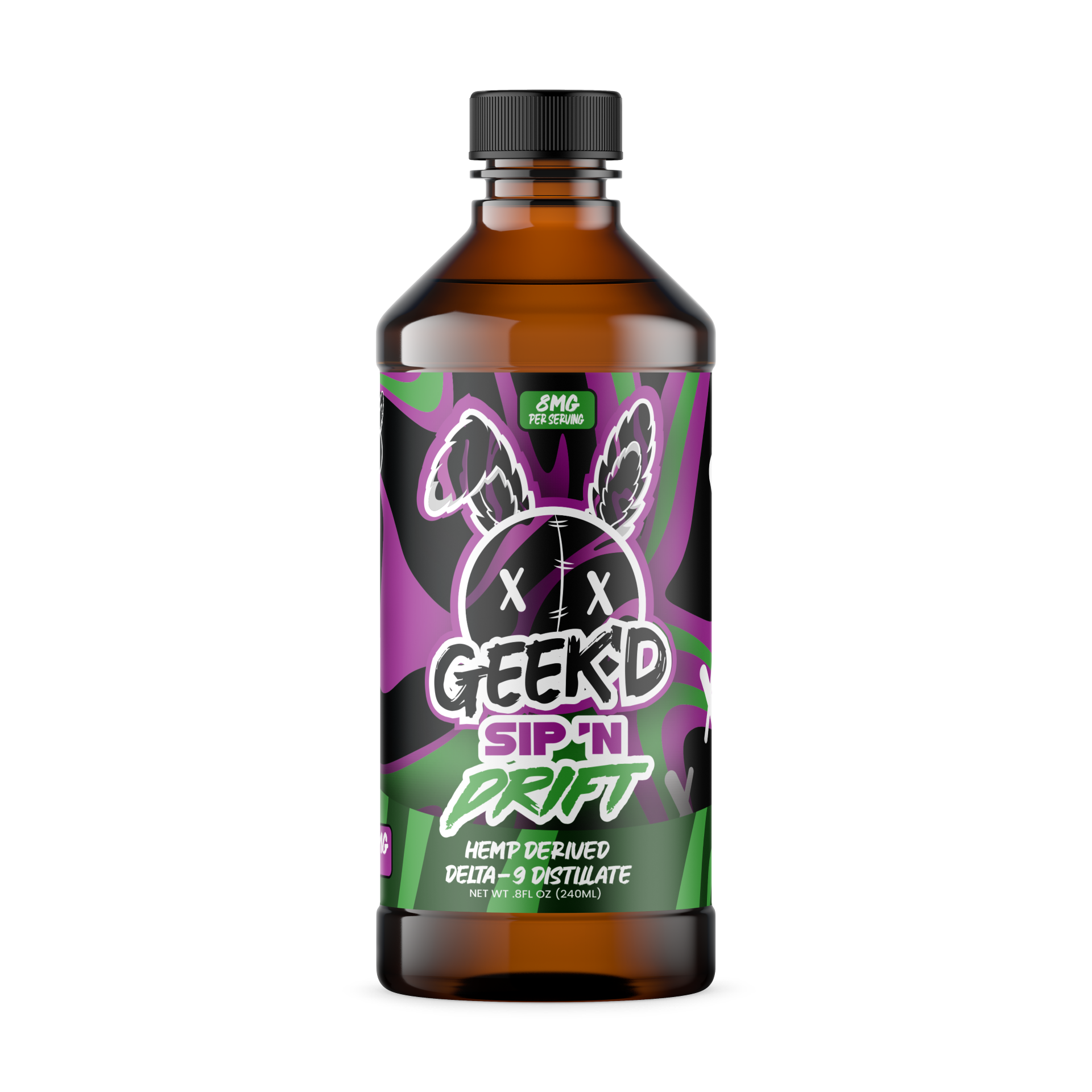 Geek'd Delta-9 Syrup 240mL