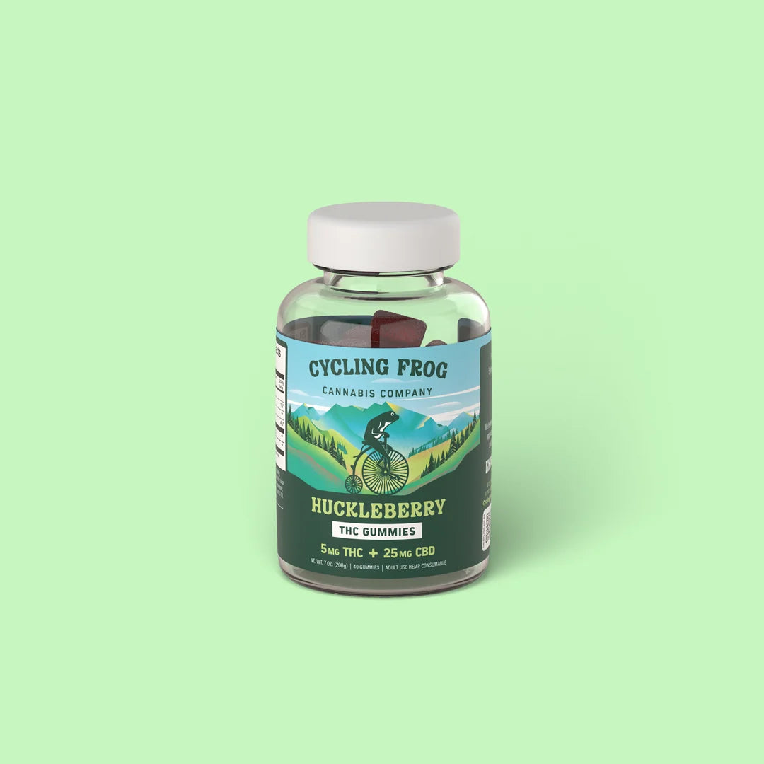 Cycling Frog 5mg D9 + 25mg CBD Gummies 40ct