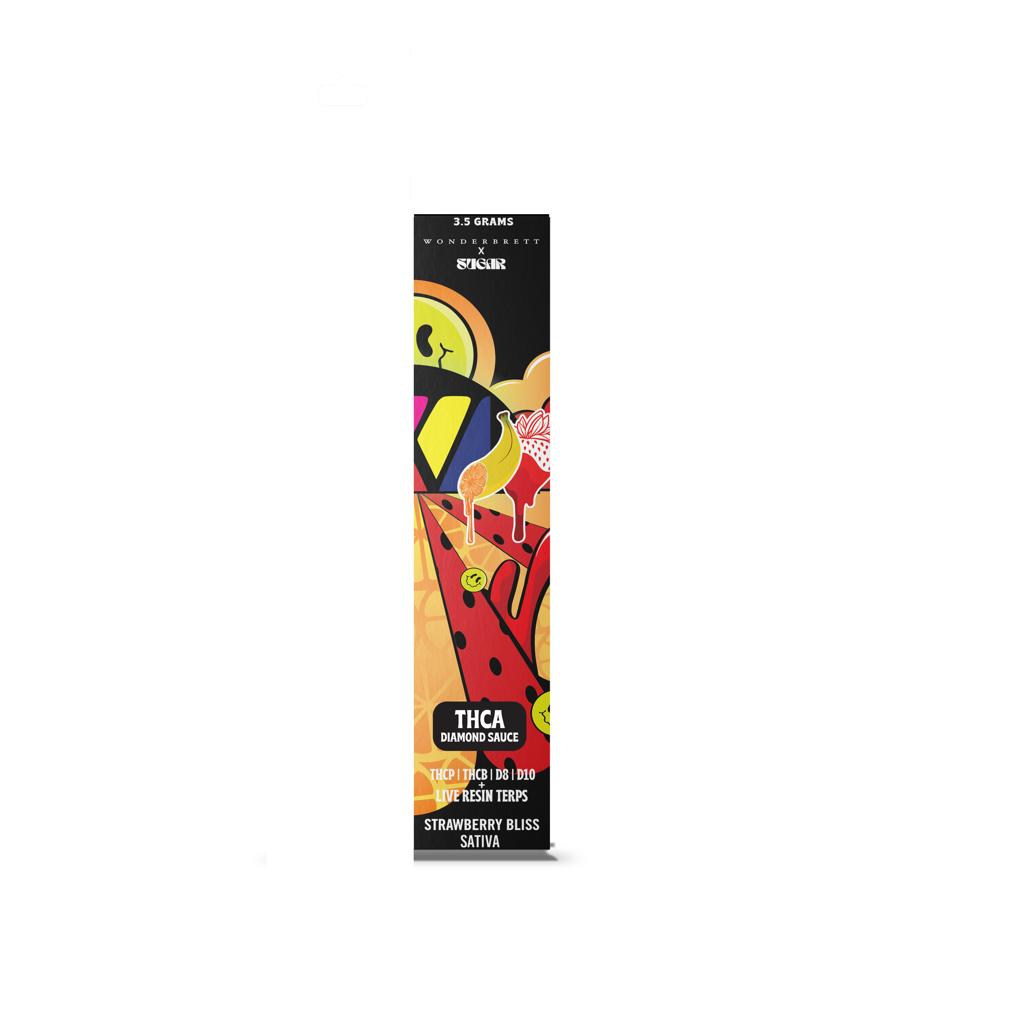 Wonderbrett Sugar D8 + D10 + THCa + THC-B + THC-P Live Resin Disposable 3.5 Gram