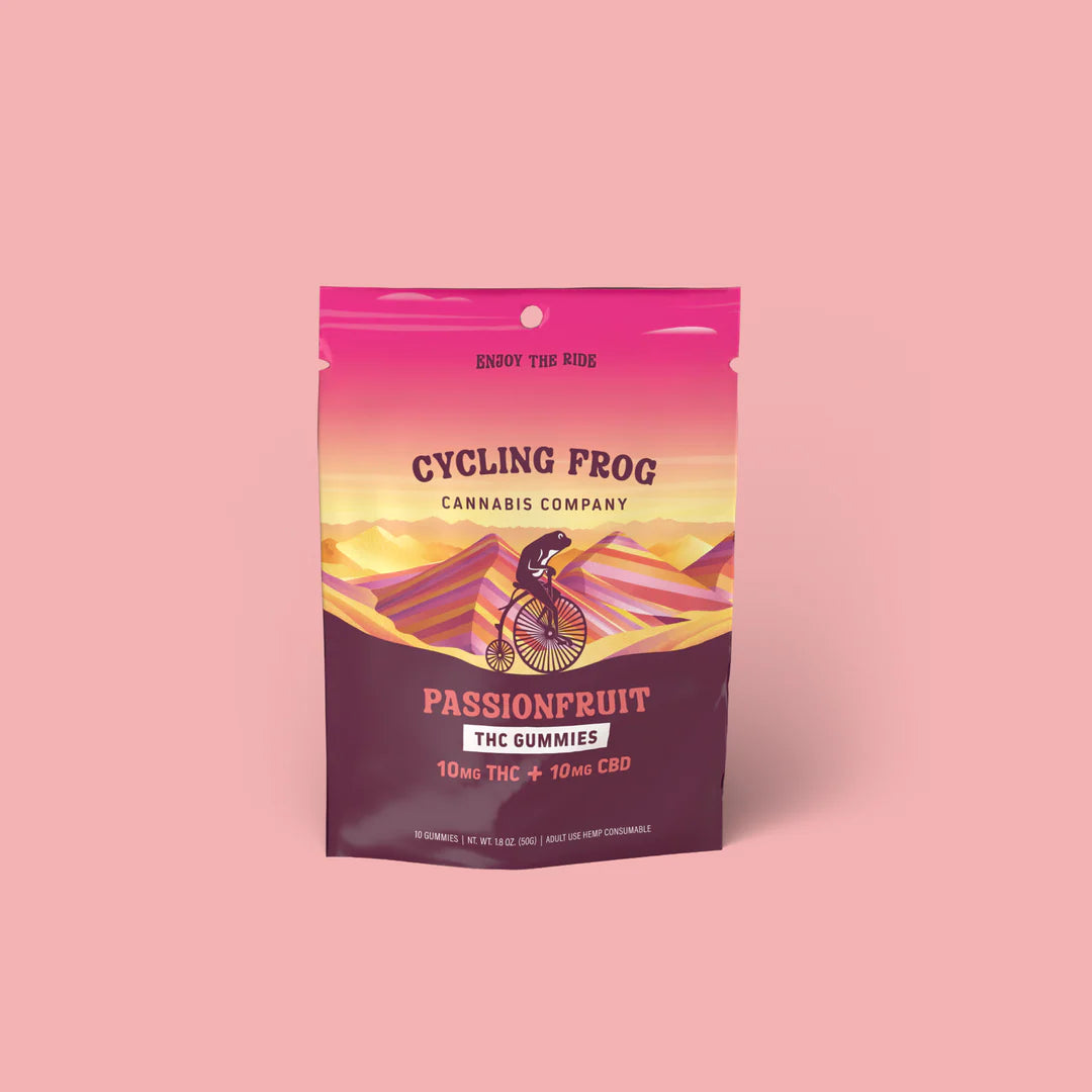 Cycling Frog 10mg D9 + 10mg CBD Gummies