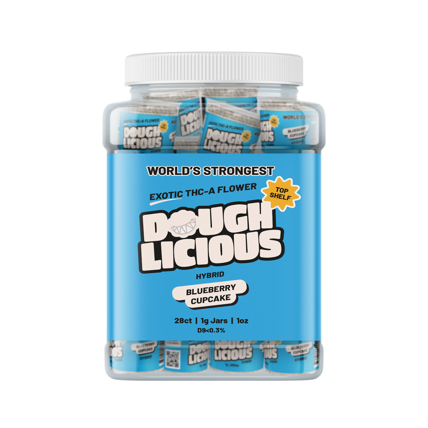 Doughlicious Exotic THCa Flower 28 x 1 Gram