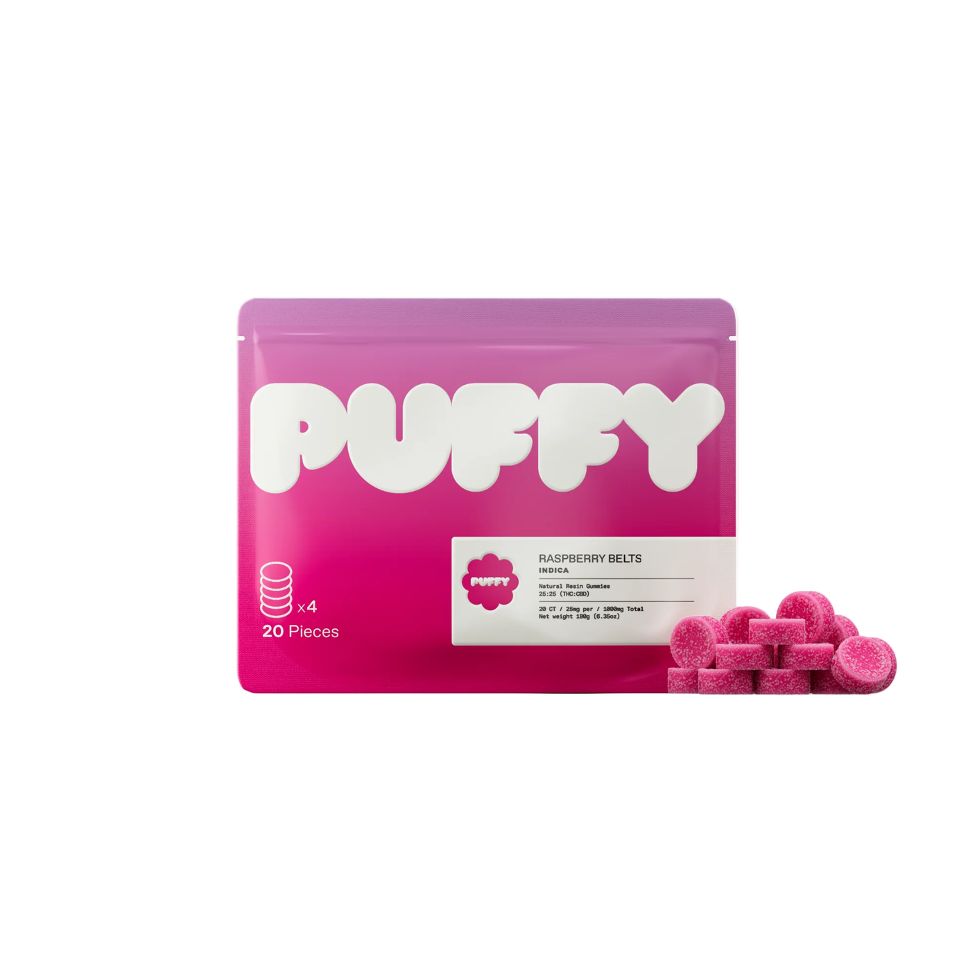 Puffy CBD + Delta-9 Live Resin Gummies 20ct