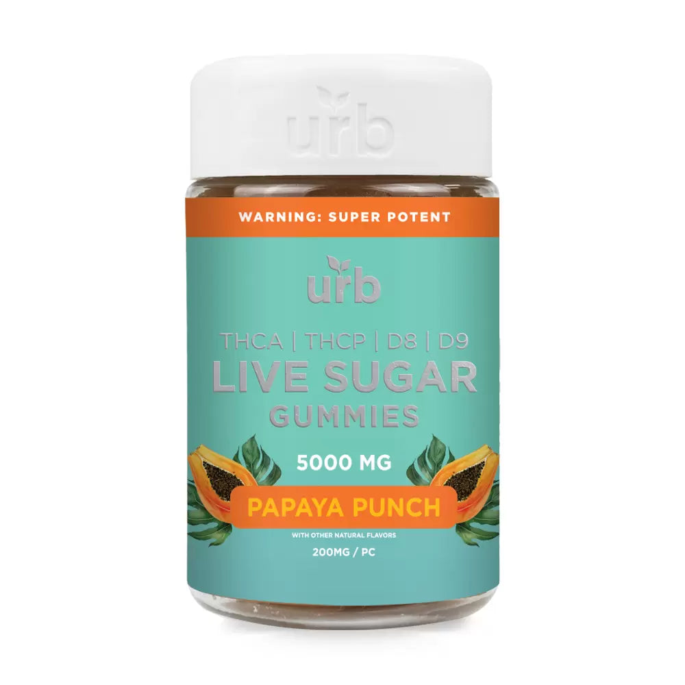 Urb Live Sugar Gummies 5000mg/25ct
