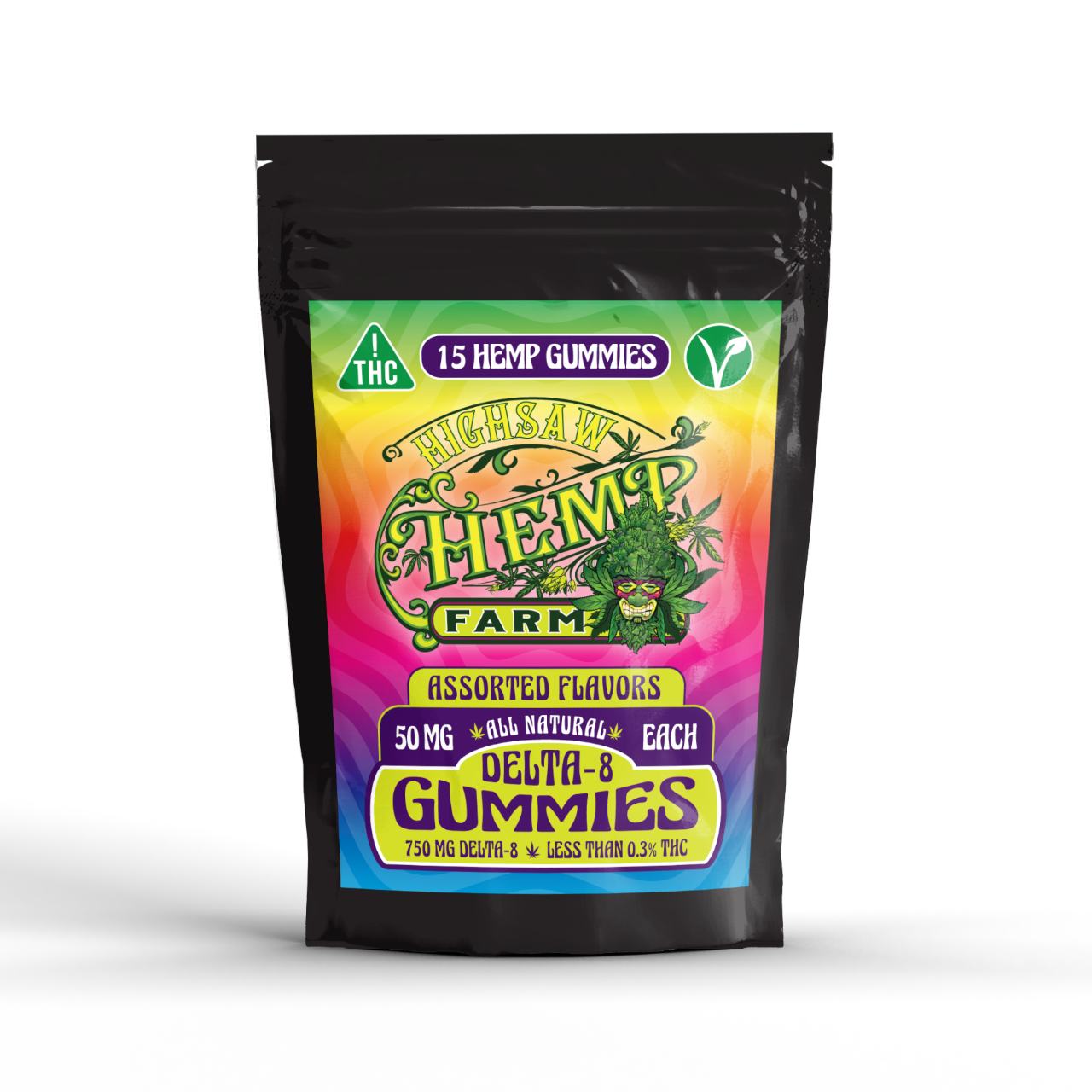 Highsaw Hemp Delta-8 Gummies 15ct