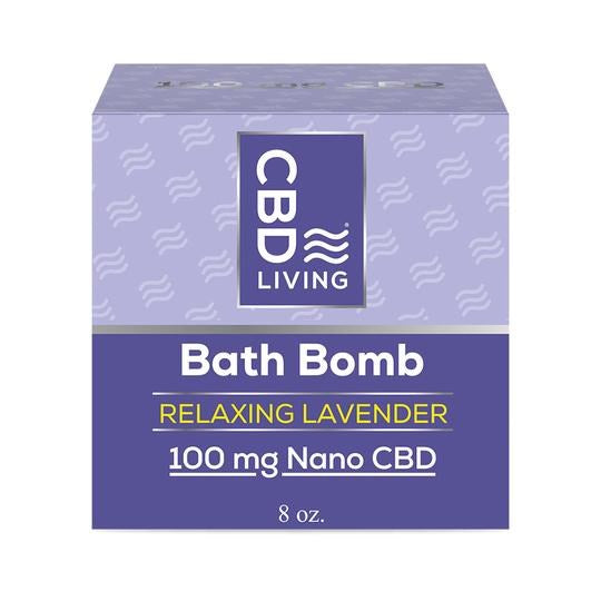 CBD Living Bath Bombs 100mg / 8oz