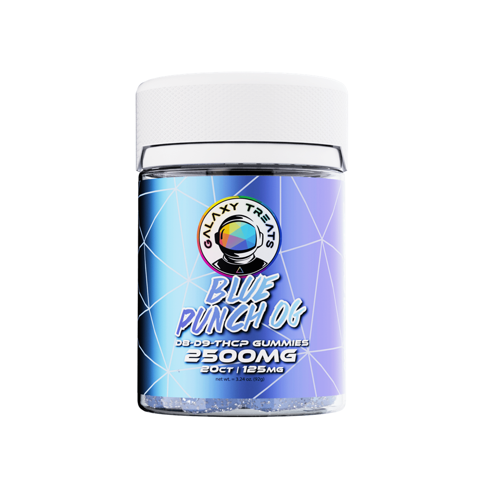 Galaxy Treats D8 + D9 + THC-P Gummies 2500mg/20ct