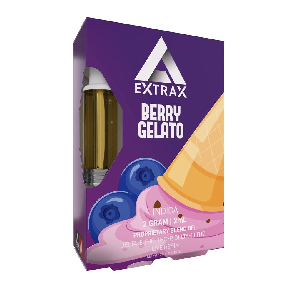 Extrax Delta-8 + Delta-10 + THC-P Live Resin Cartridge 2 Gram