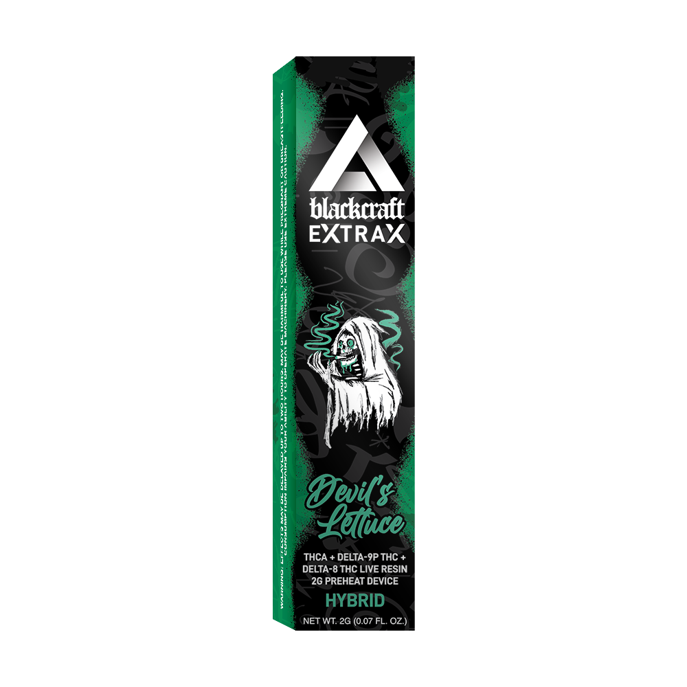 Blackcraft Extrax THCa + D9P + D8 Live Resin Disposable 2 Gram