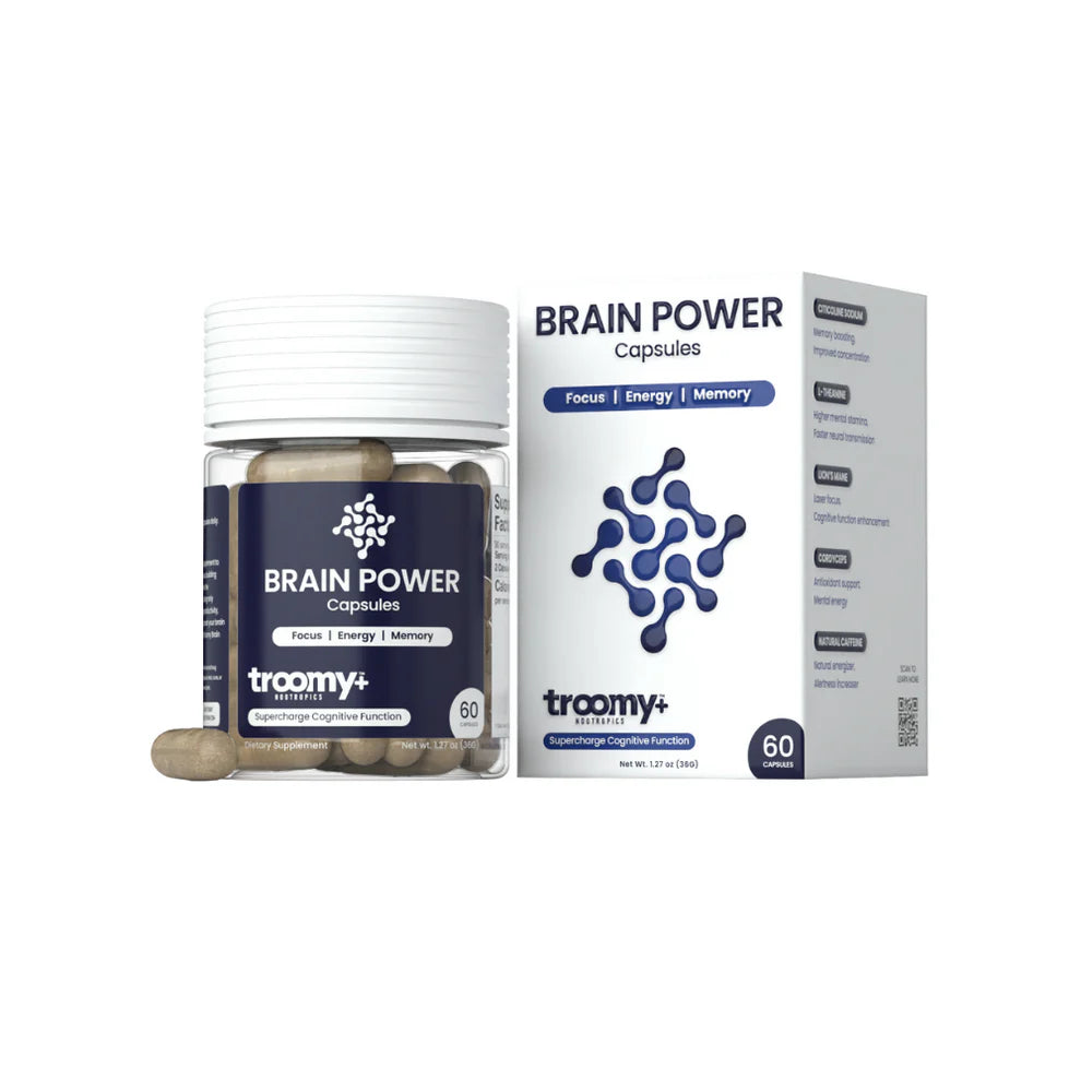 Troomy Brain Power Capsules 60ct