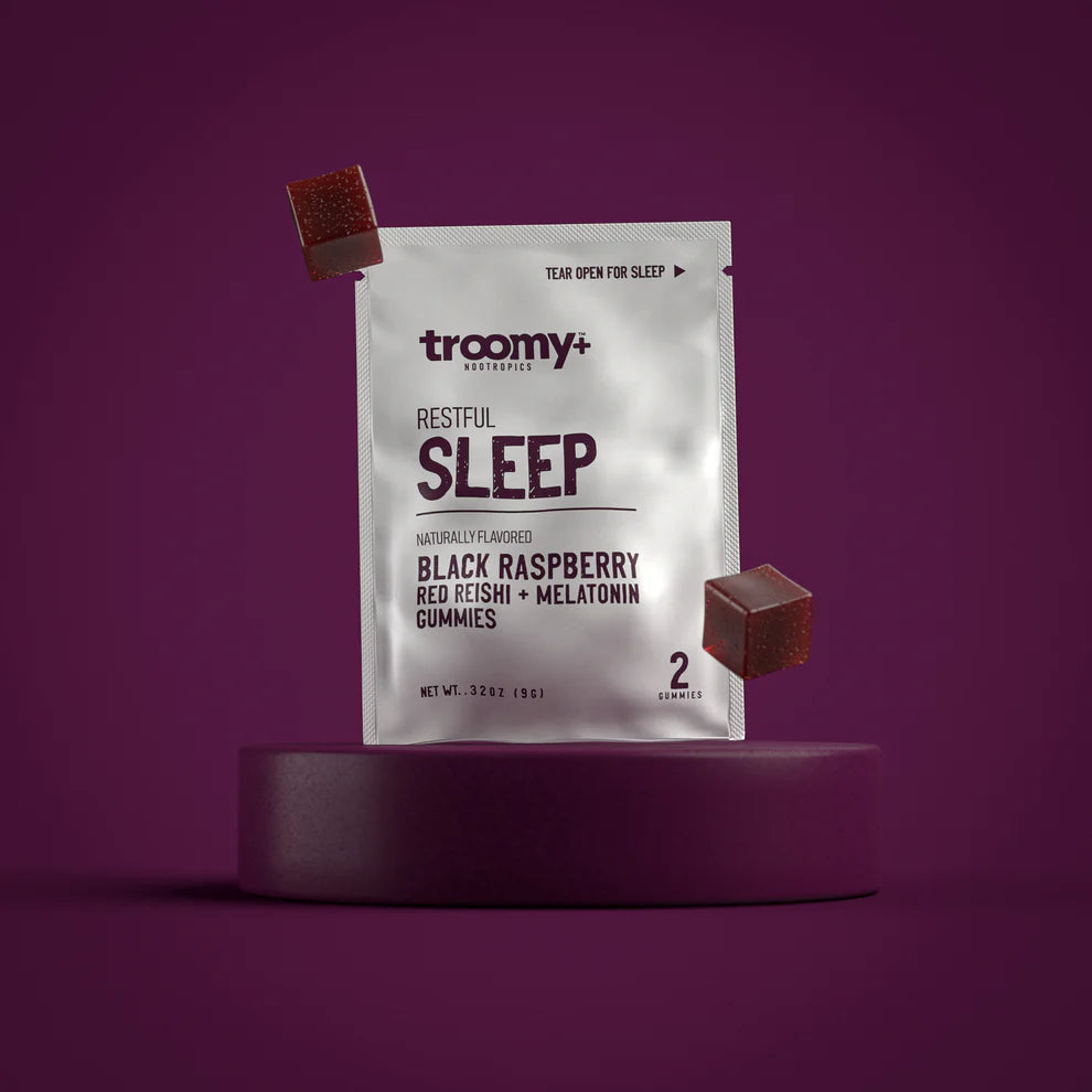 Troomy Sleep: Reishi + Melatonin Mushroom Gummies