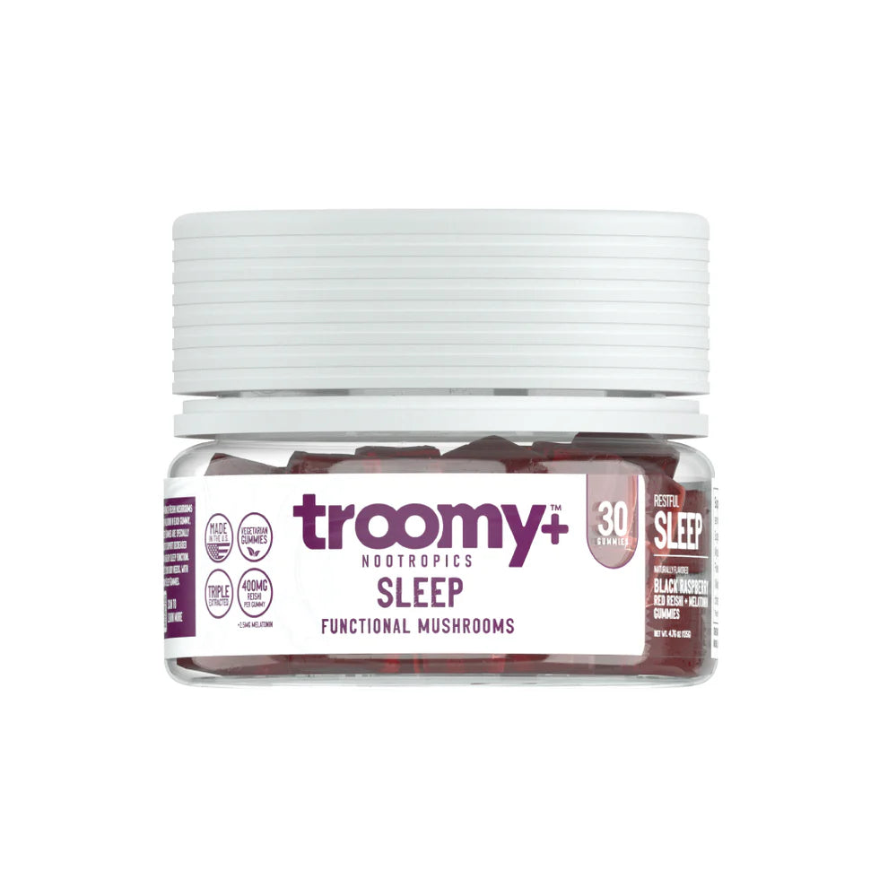 Troomy Sleep: Reishi + Melatonin Mushroom Gummies