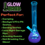 Glow Guard Silicone Bong Base USB Rechargeable LED Protection