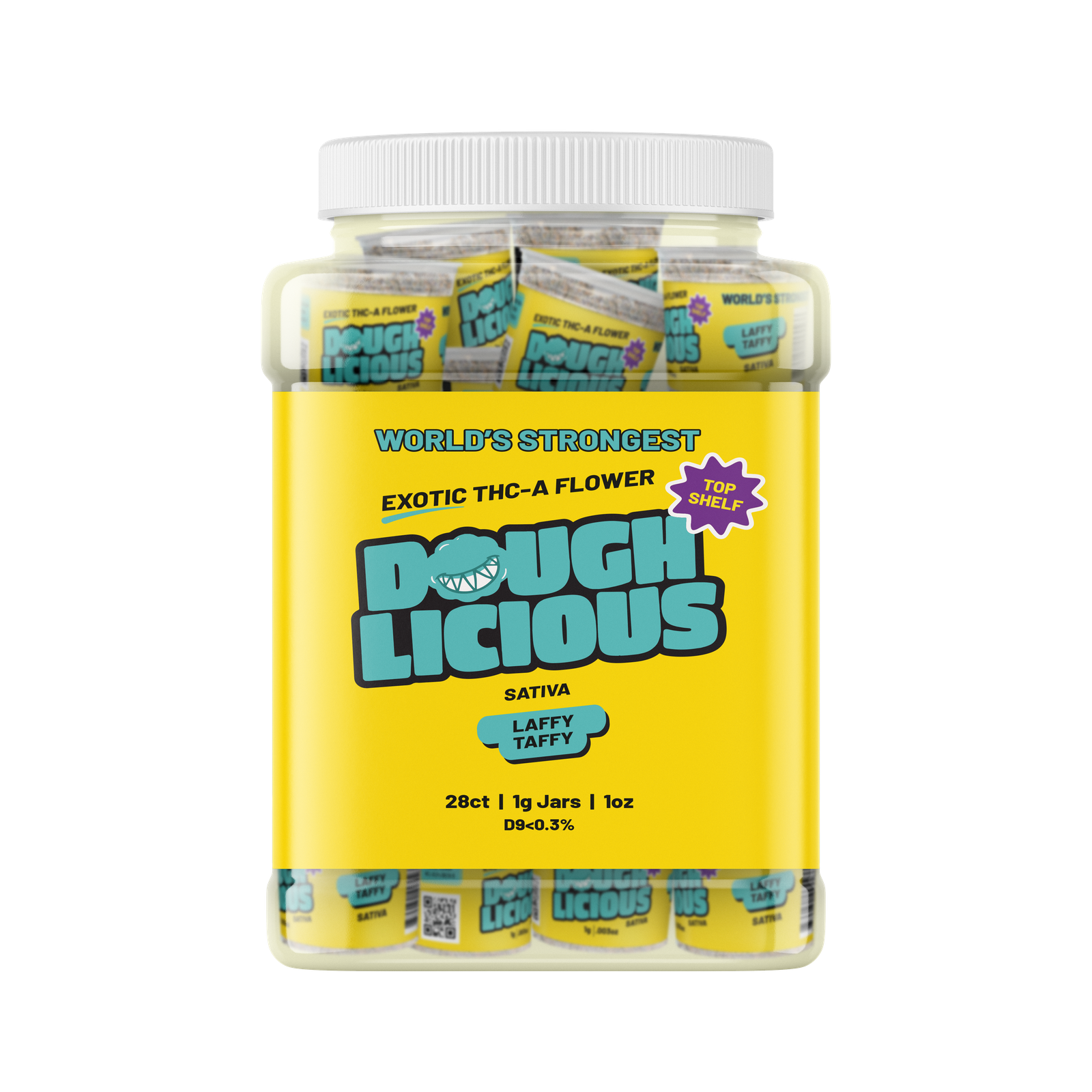 Doughlicious Exotic THCa Flower 28 x 1 Gram
