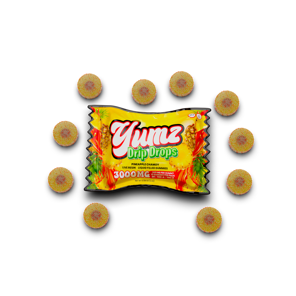Yumz D9 + THCa + THC-P Liquid Filled Gummies 3000mg/10ct