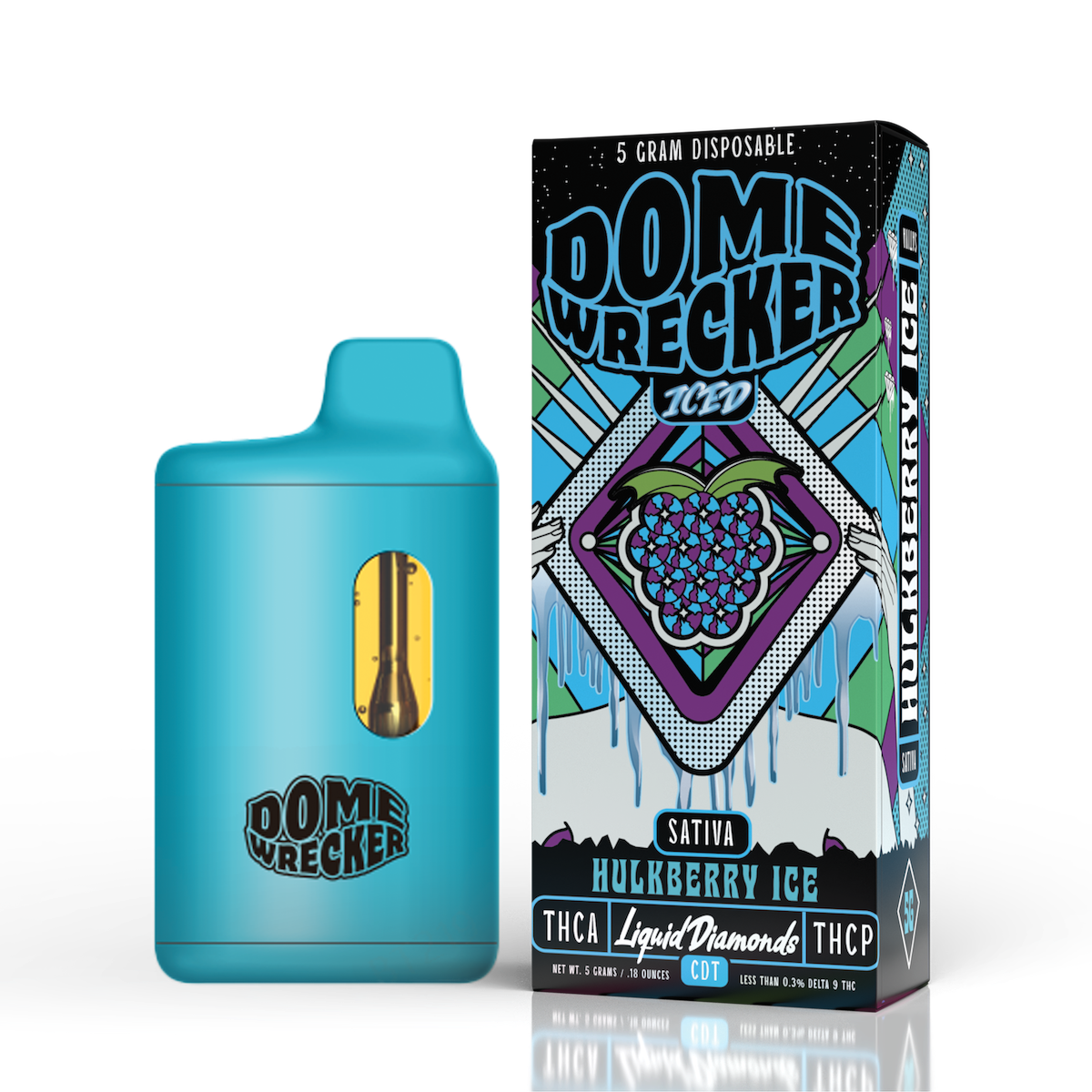 Dome Wrecker THCa + THC-P Liquid Diamond Disposable 5 Gram