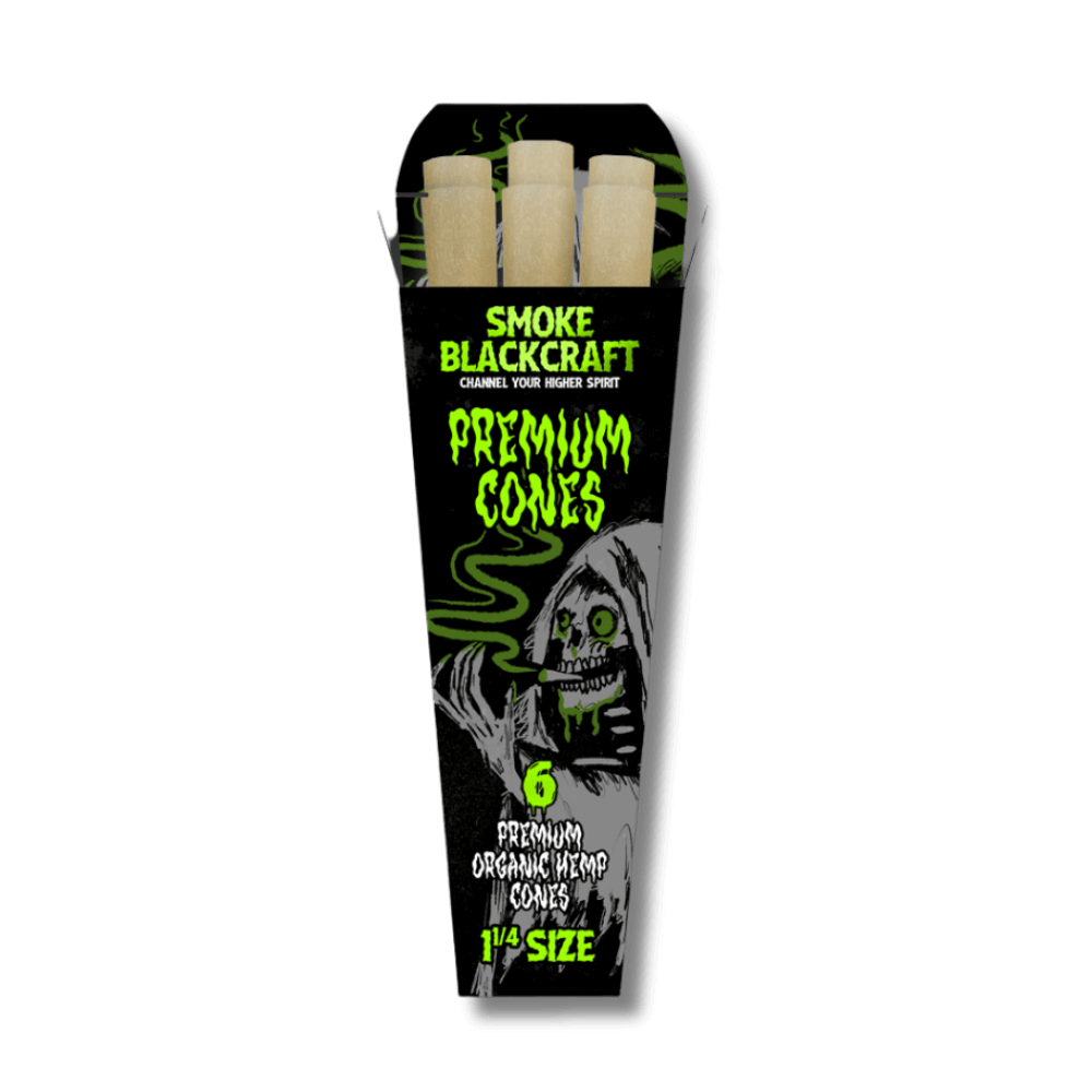 Blackcraft Premium 1 1/4 Cones 6ct Display of 24