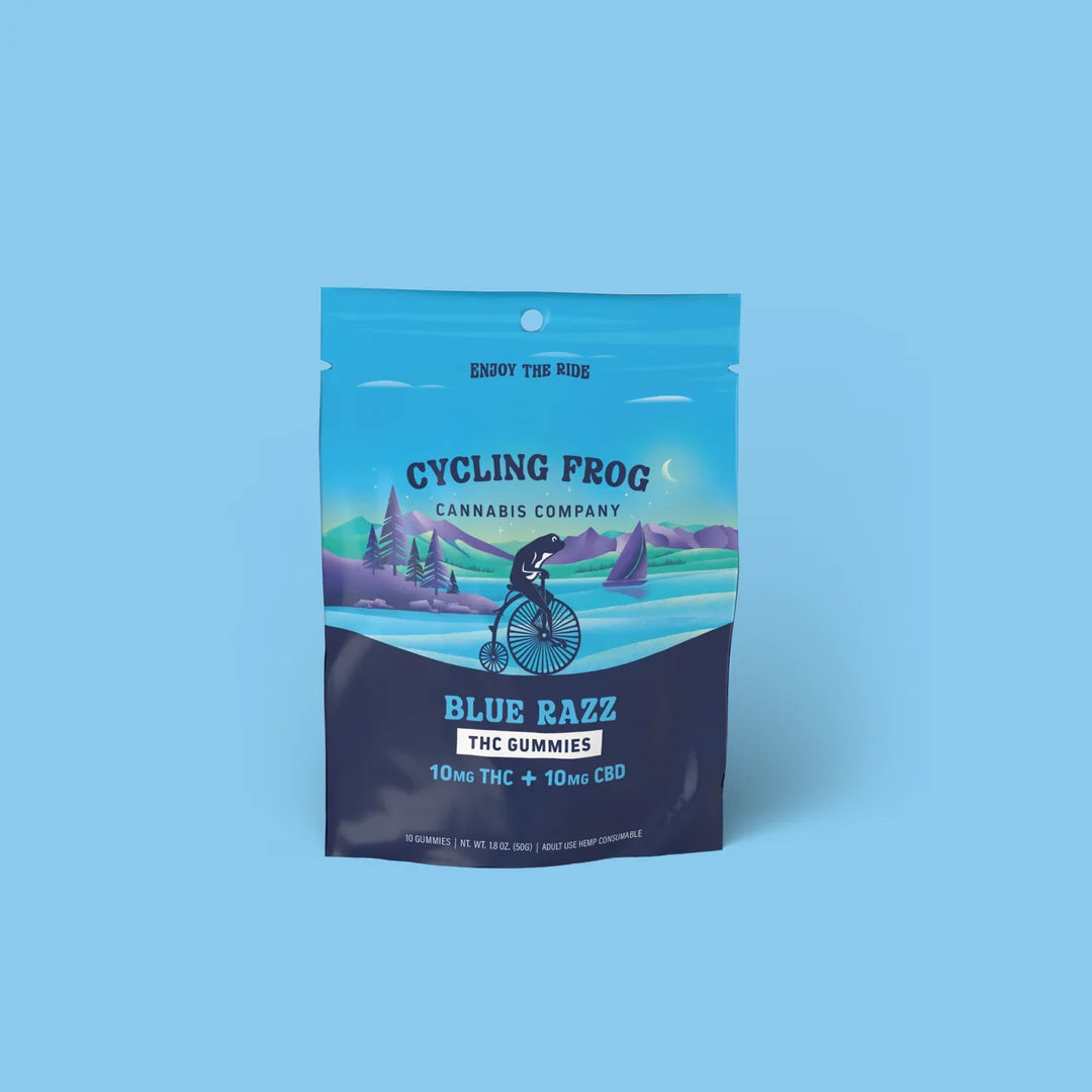 Cycling Frog 10mg D9 + 10mg CBD Gummies