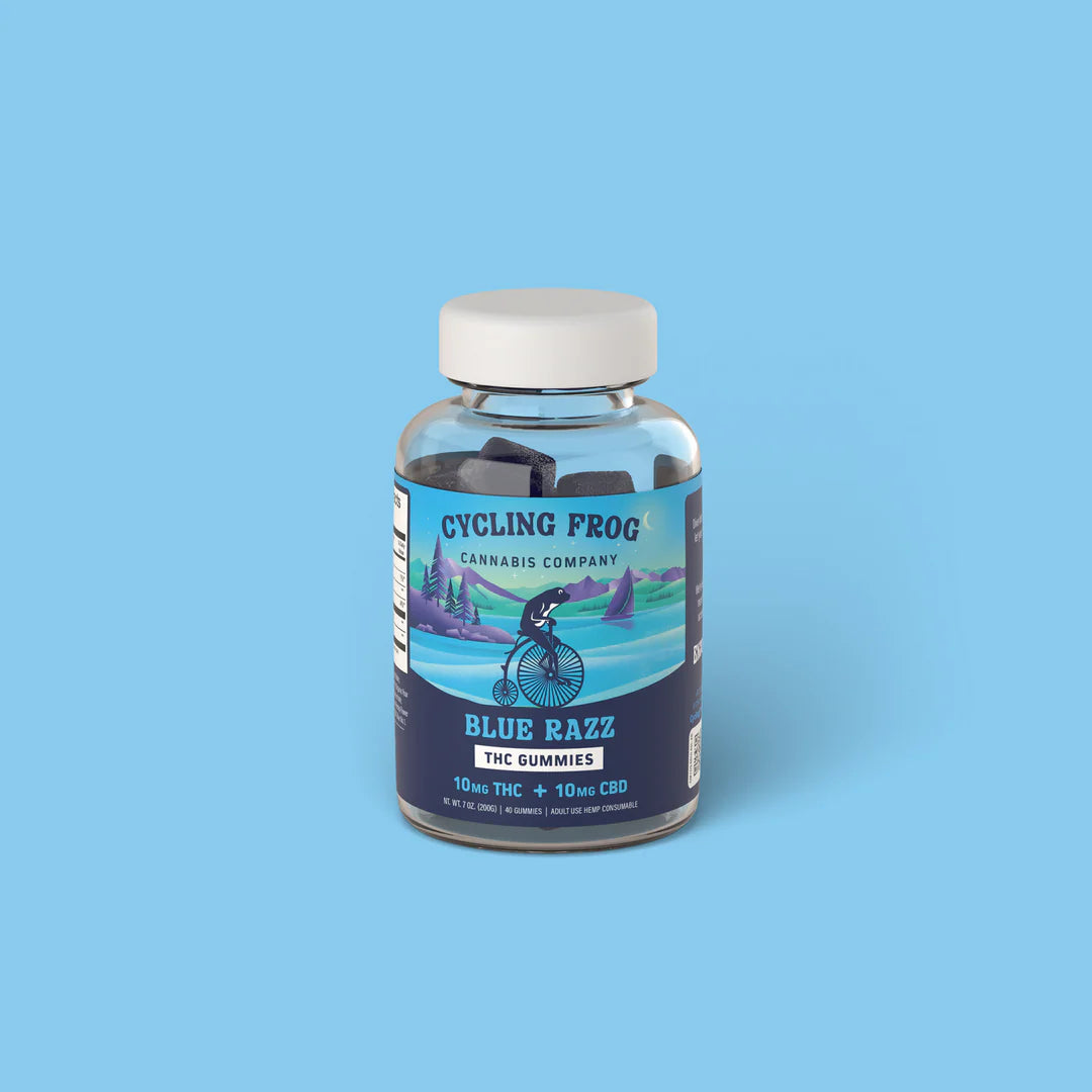 Cycling Frog 10mg D9 + 10mg CBD Gummies