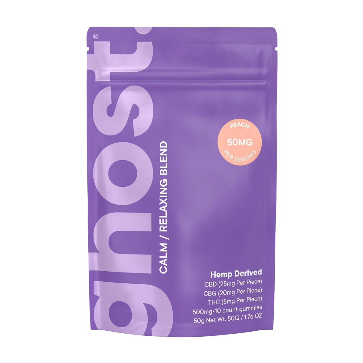 Ghost Calm / Relaxing Gummies 500mg/10ct