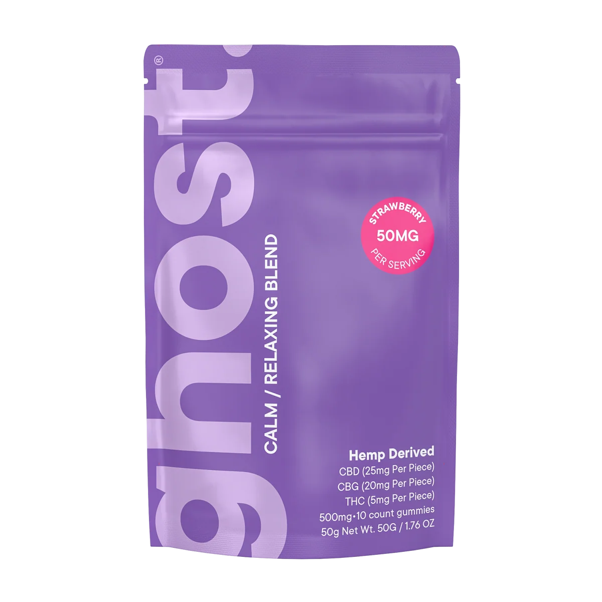 Ghost Calm / Relaxing Gummies 500mg/10ct