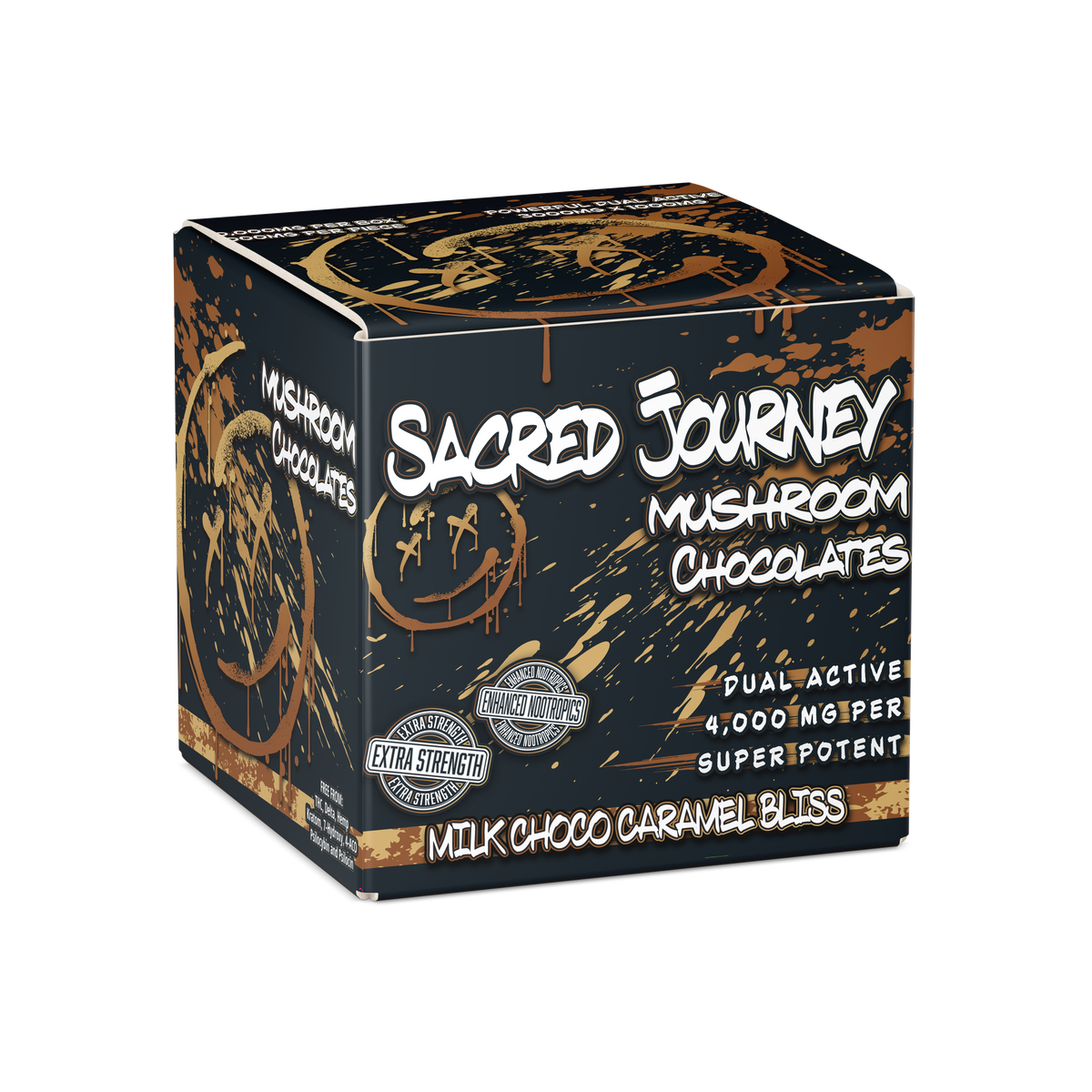 Sacred Journey Mega Dose Mushroom Chocolate Singles 20ct