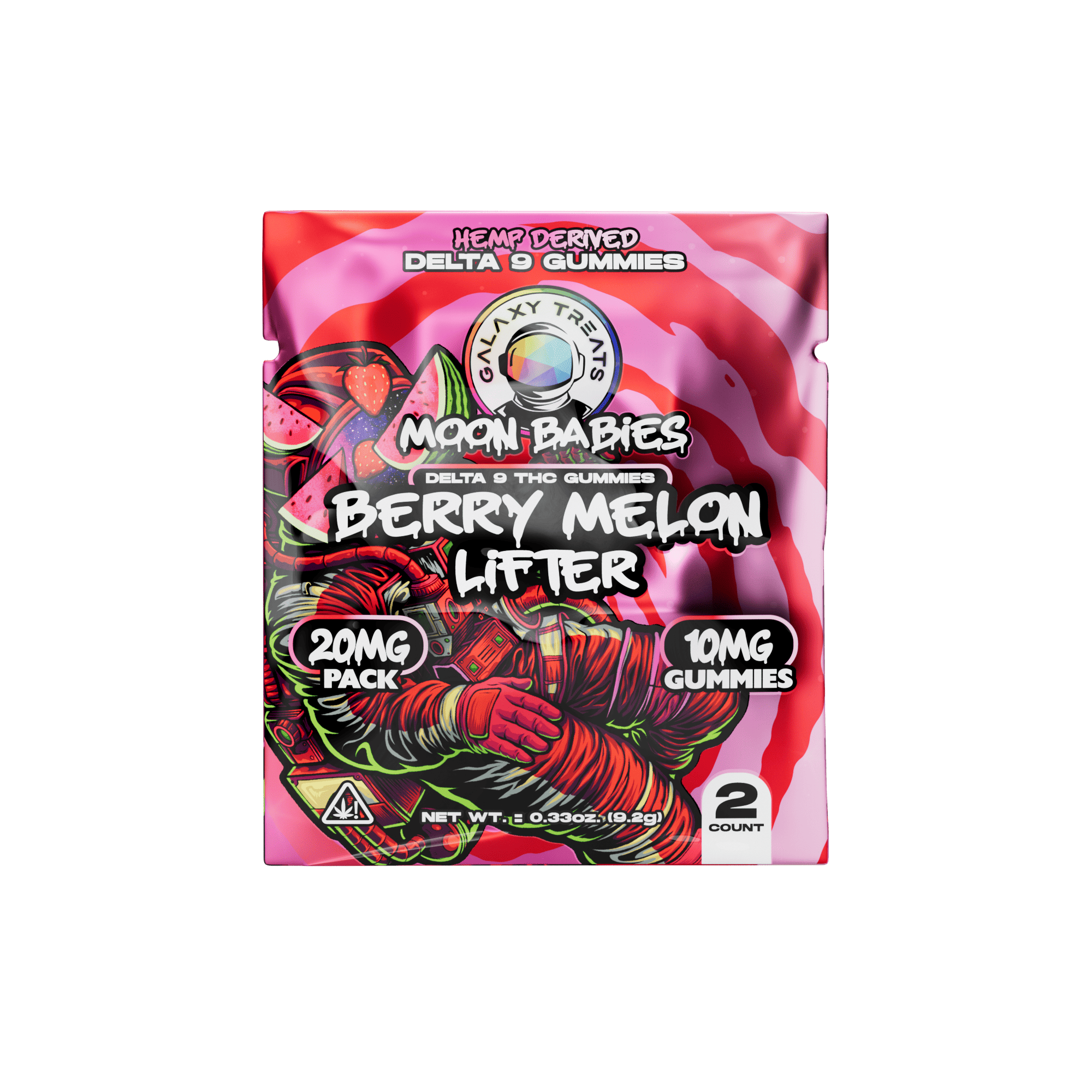 Galaxy Treats Delta-9 Gummies 50 x 2ct