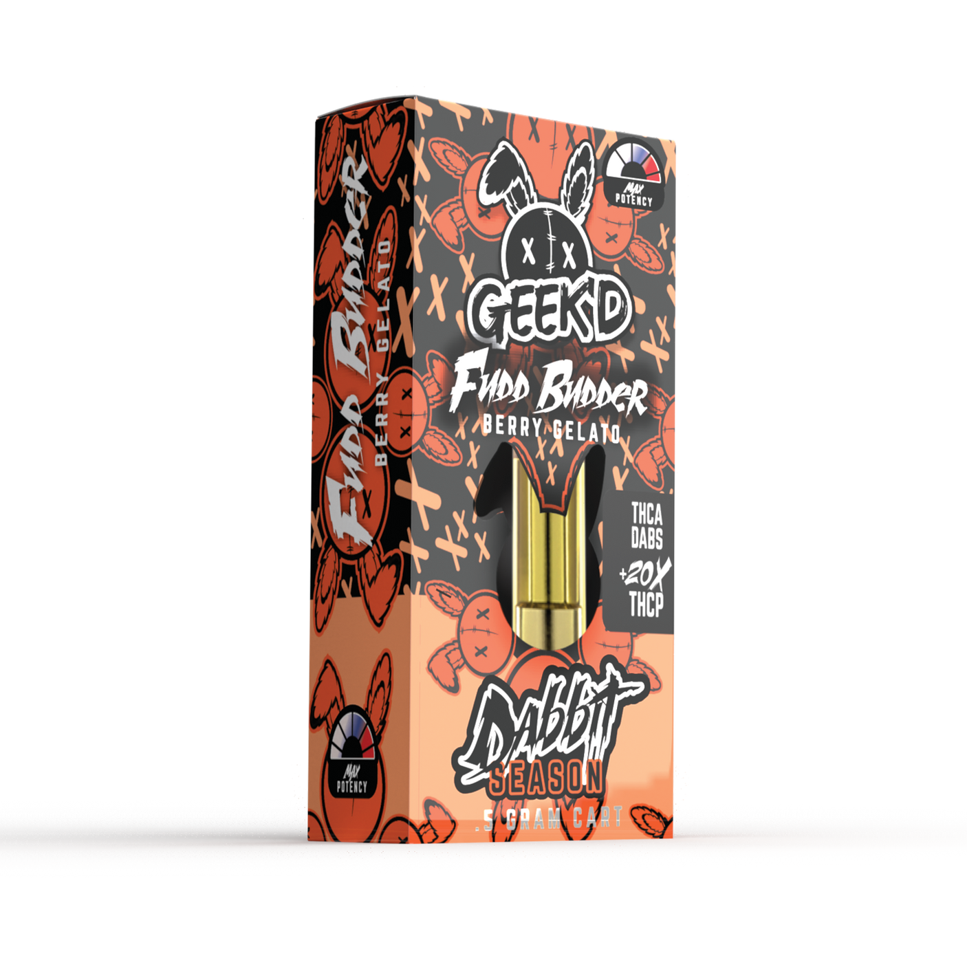 Geek'd D8 + THCa Dabs + 20x THC-P Cartridge Half Gram