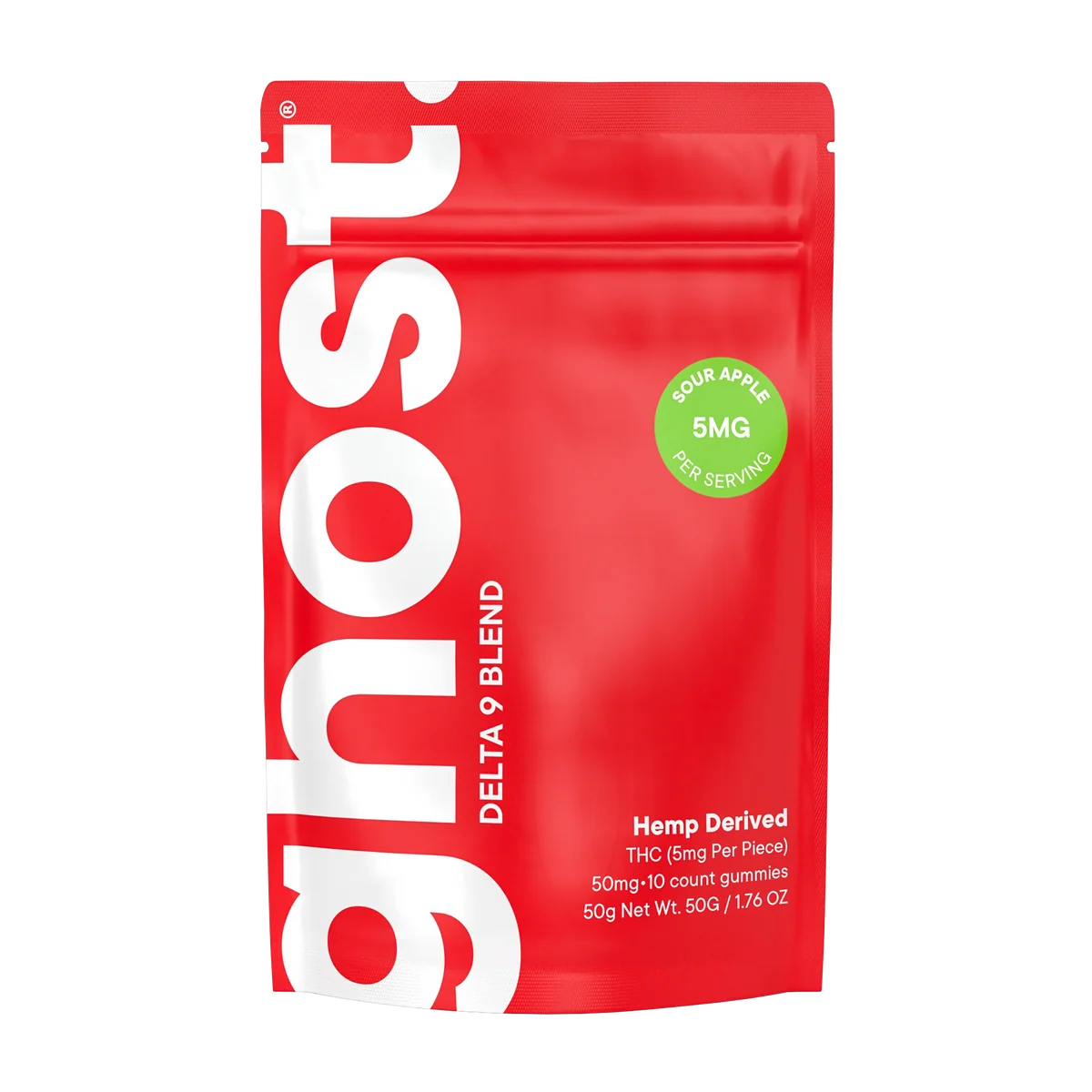 Ghost Delta-9 Gummies 50mg/10ct