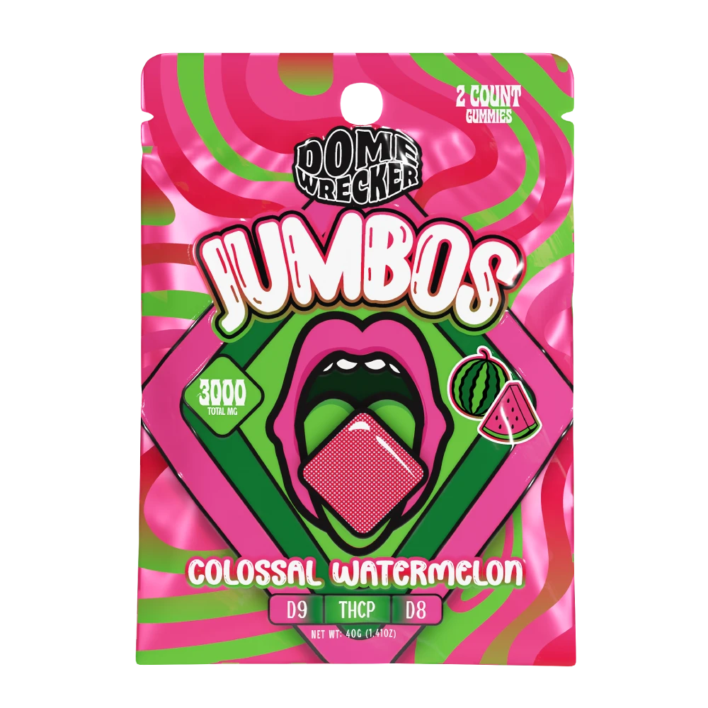 Dome Wrecker Jumbos Gummies 3000mg/2ct
