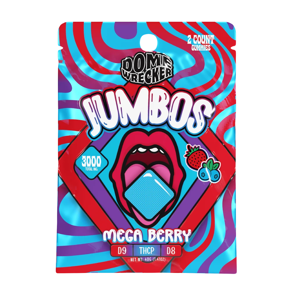 Dome Wrecker Jumbos Gummies 3000mg/2ct