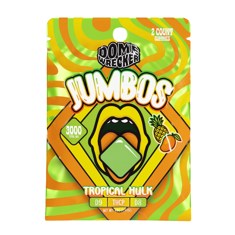 Dome Wrecker Jumbos Gummies 3000mg/2ct