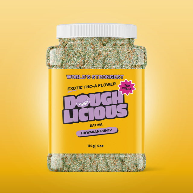 Doughlicious Exotic THCa Flower 114 Grams