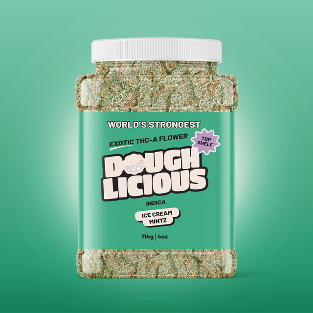 Doughlicious Exotic THCa Flower 114 Grams