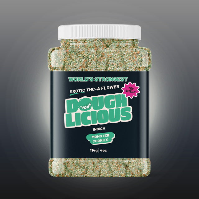 Doughlicious Exotic THCa Flower 114 Grams