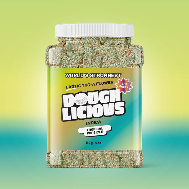 Doughlicious Exotic THCa Flower 114 Grams