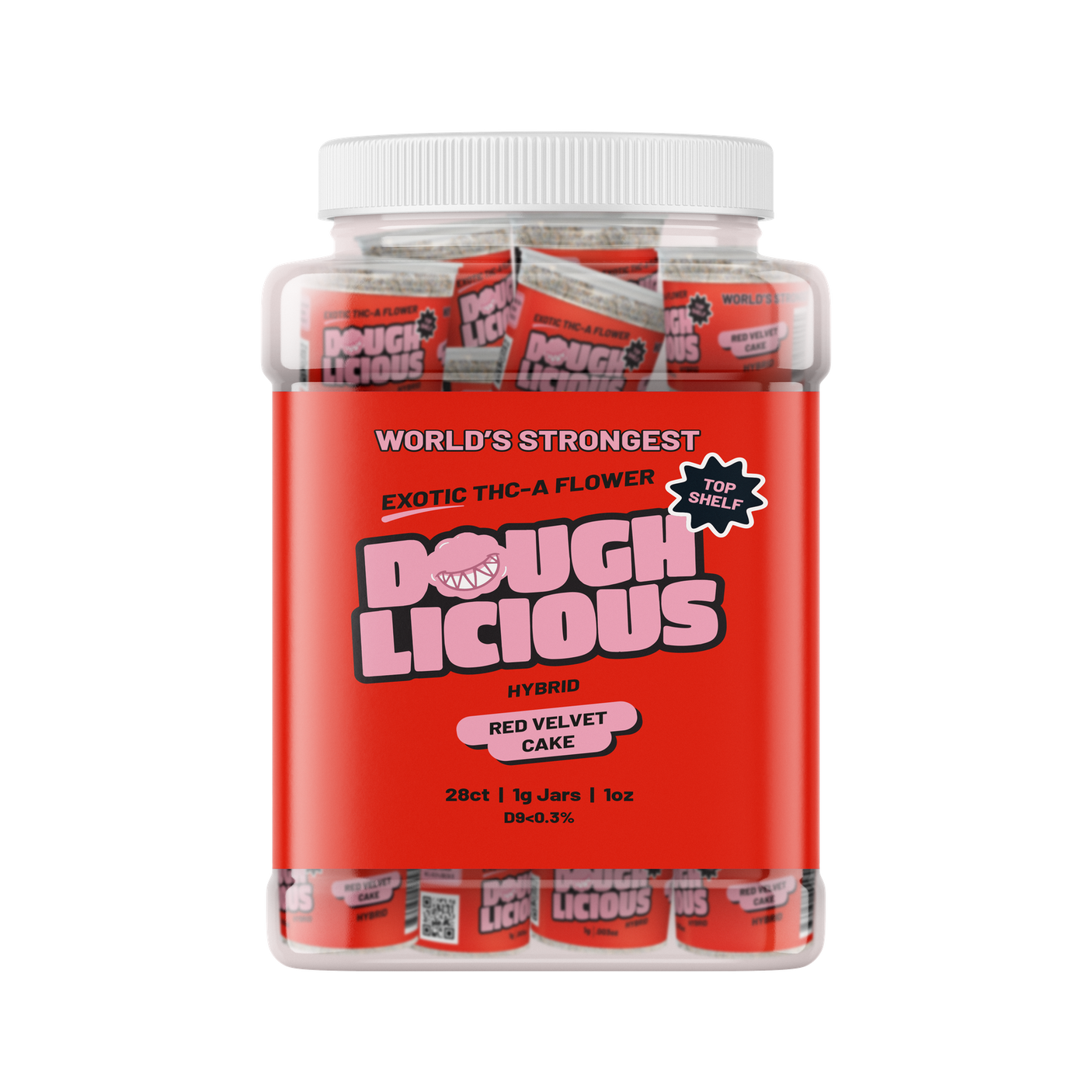 Doughlicious Exotic THCa Flower 28 x 1 Gram