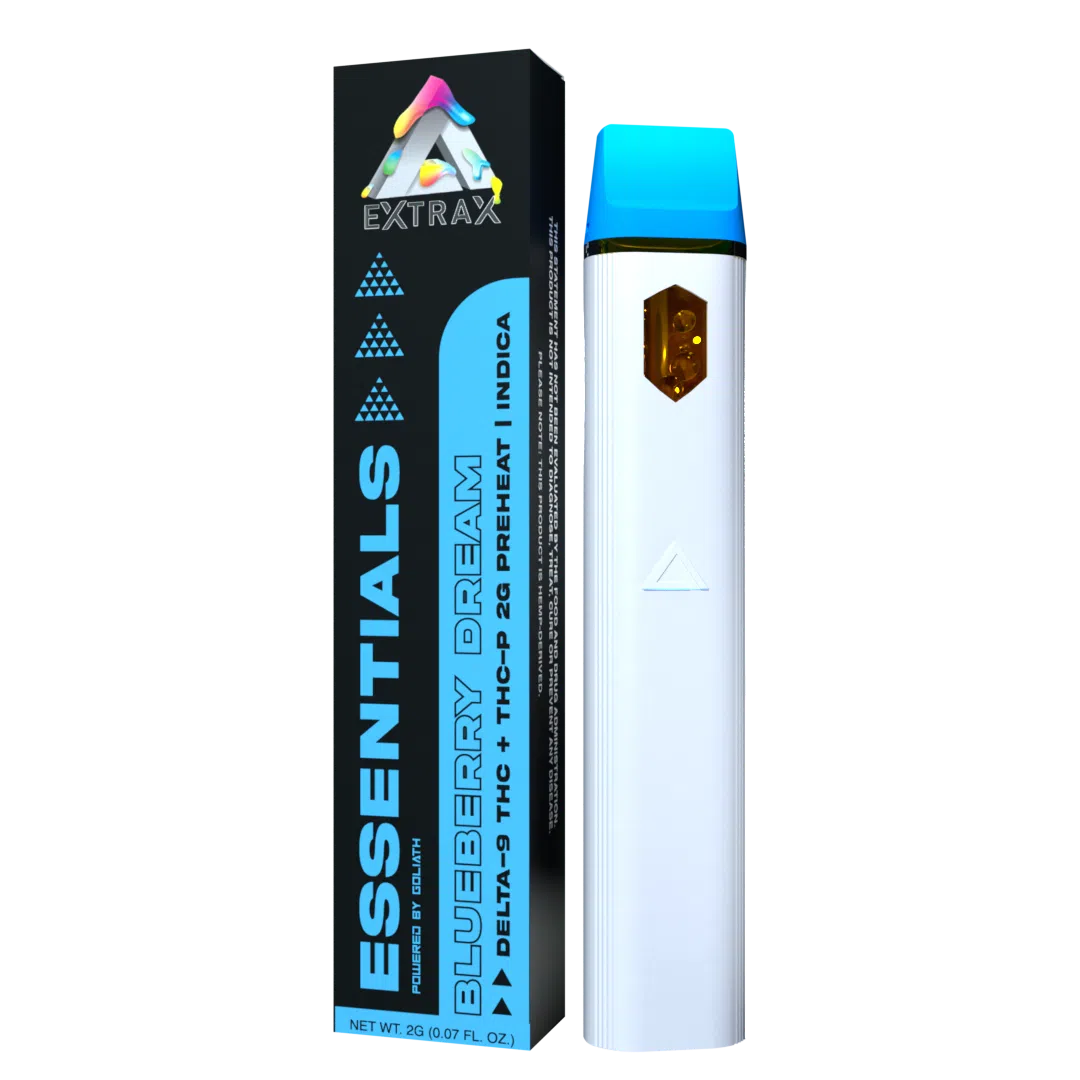 Extrax D8 + D9 + THC-P Essentials By Goliath 2 Gram