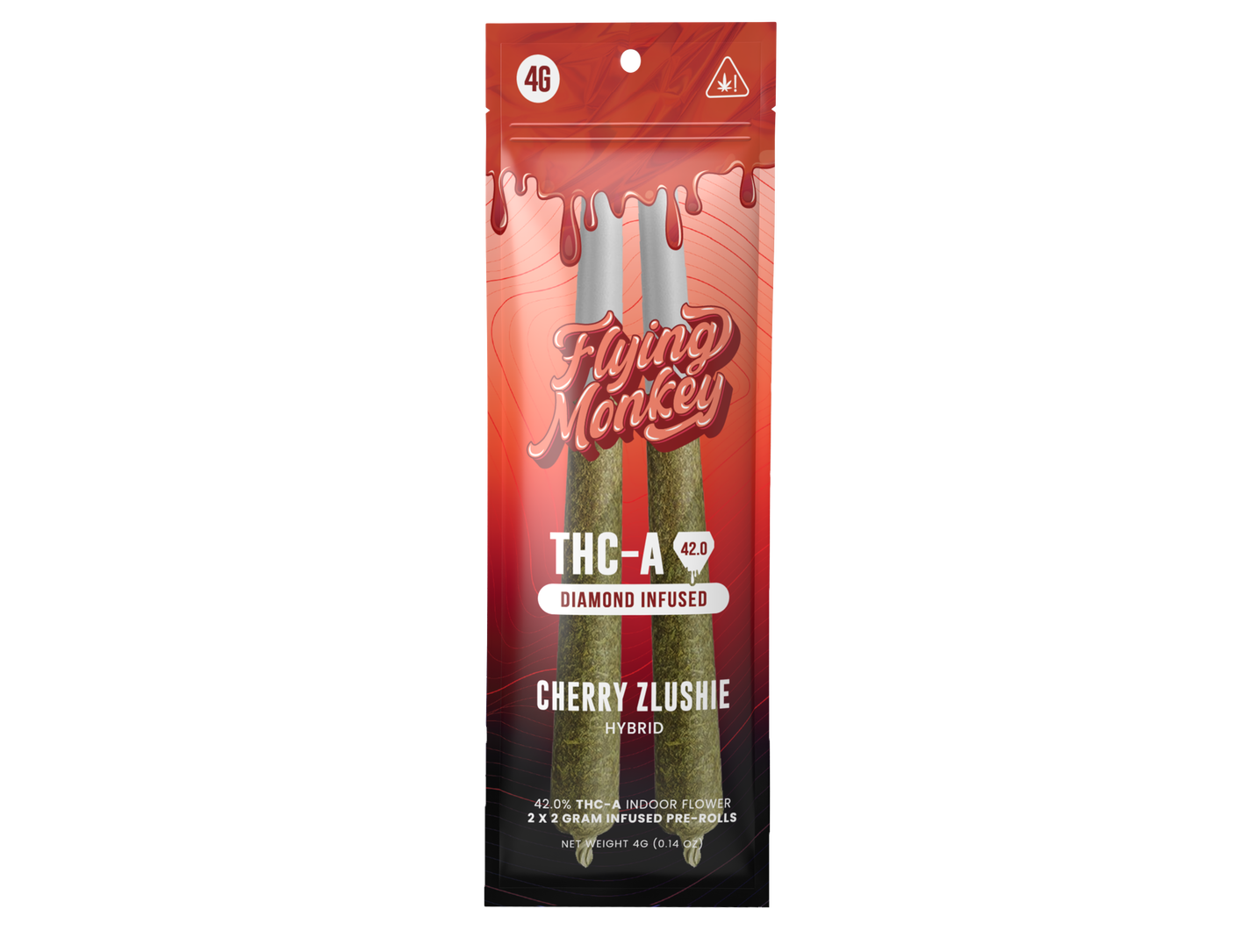 Flying Monkey THCa Diamond Infused Preroll 2 Gram x 2ct