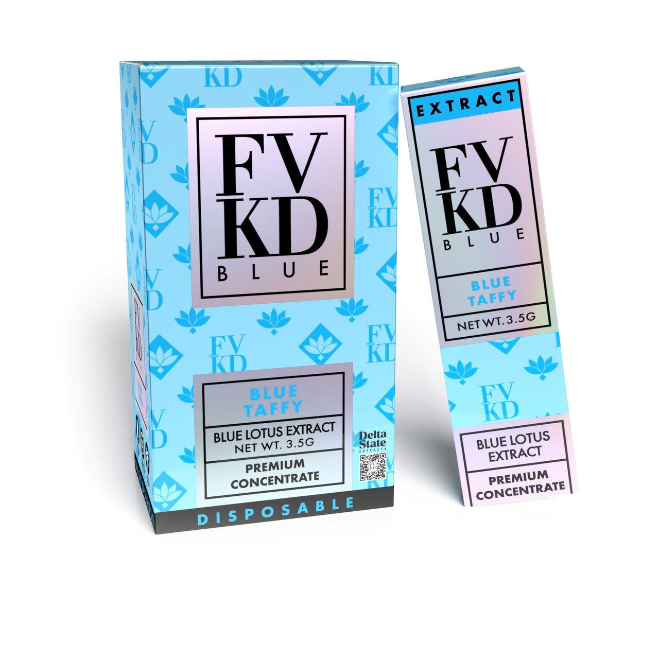 FVKD Exotics Blue Lotus + HHC  Disposable 3.5 Grams