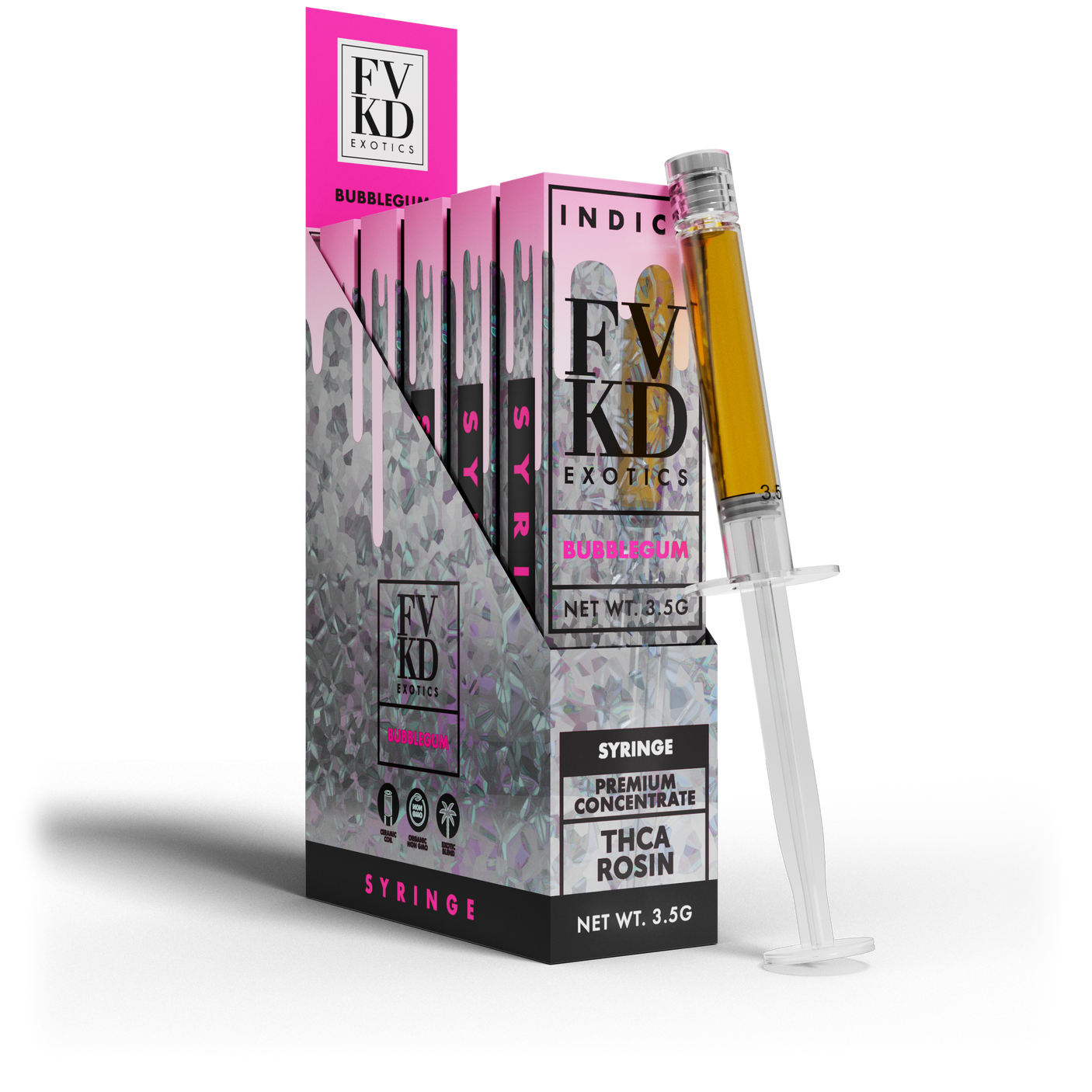 FVKD Live Rosin THCa Syringe 3.5 Grams