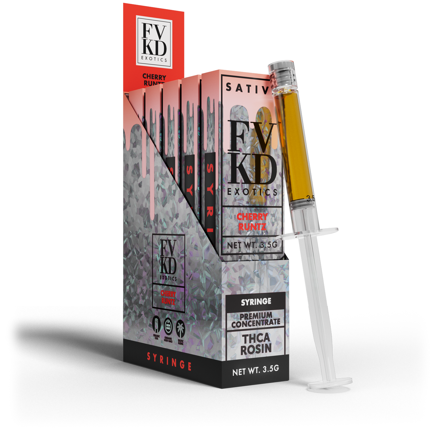 FVKD Live Rosin THCa Syringe 3.5 Grams