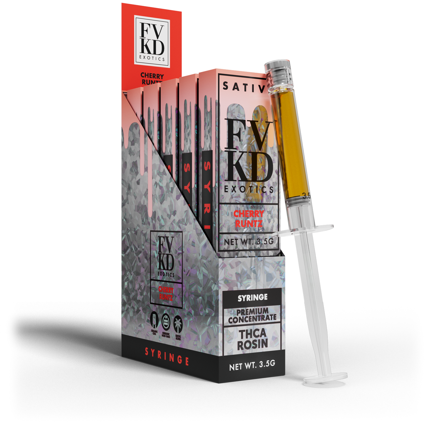 FVKD Live Rosin THCa Syringe 3.5 Grams