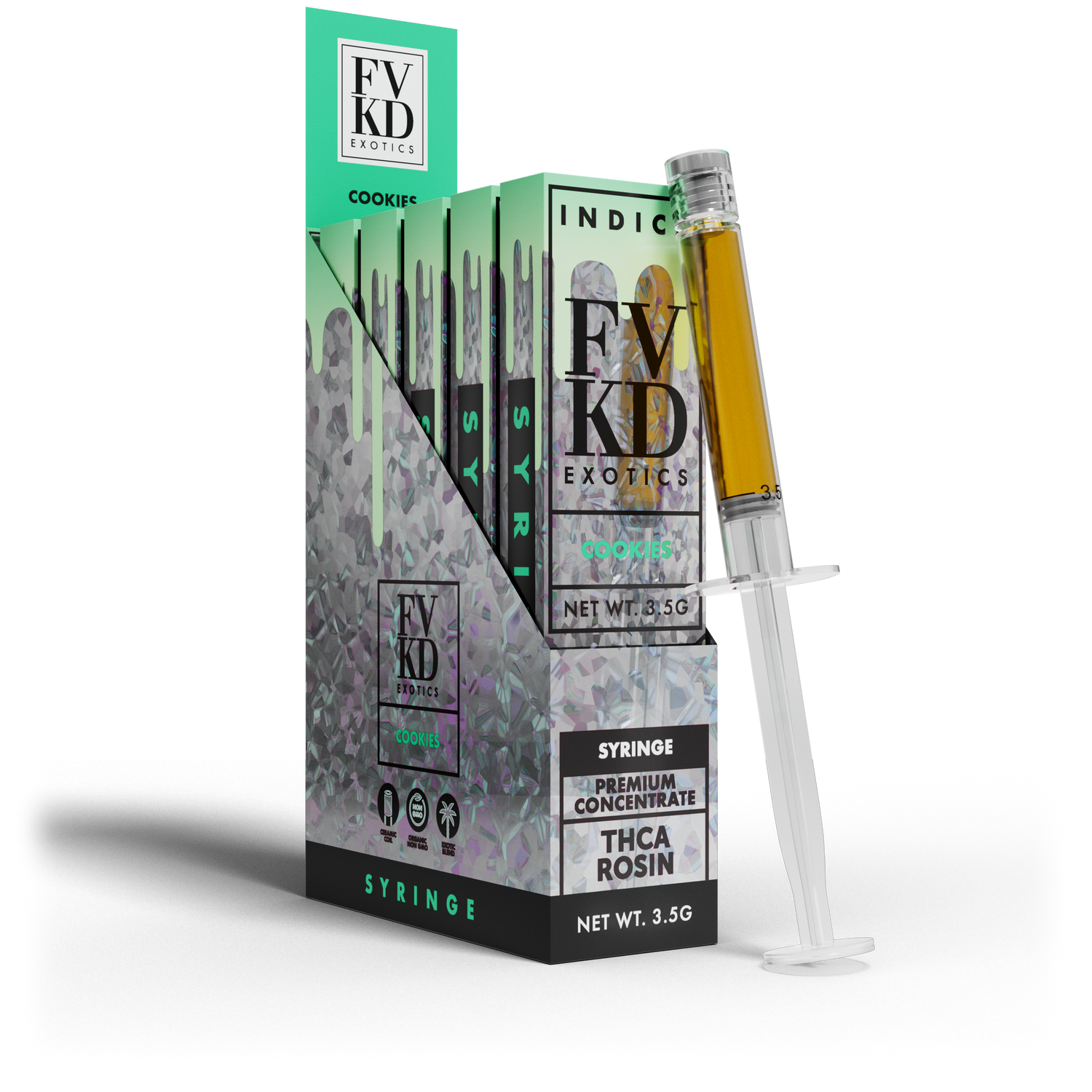 FVKD Live Rosin THCa Syringe 3.5 Grams