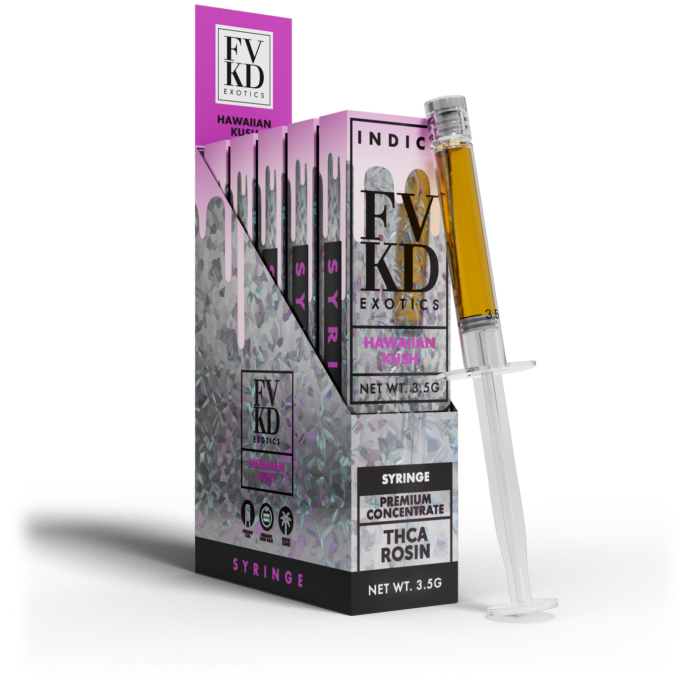 FVKD Live Rosin THCa Syringe 3.5 Grams