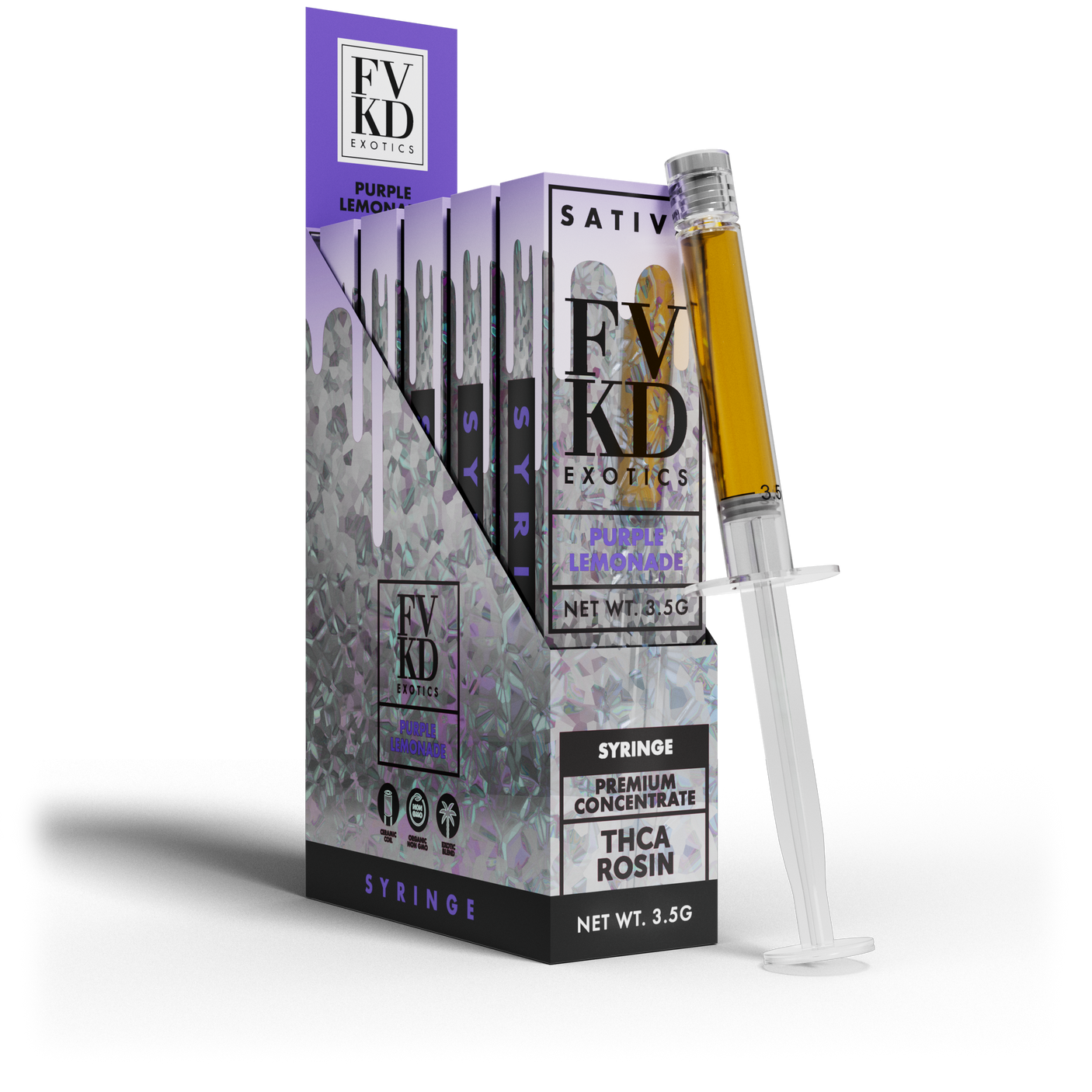 FVKD Live Rosin THCa Syringe 3.5 Grams