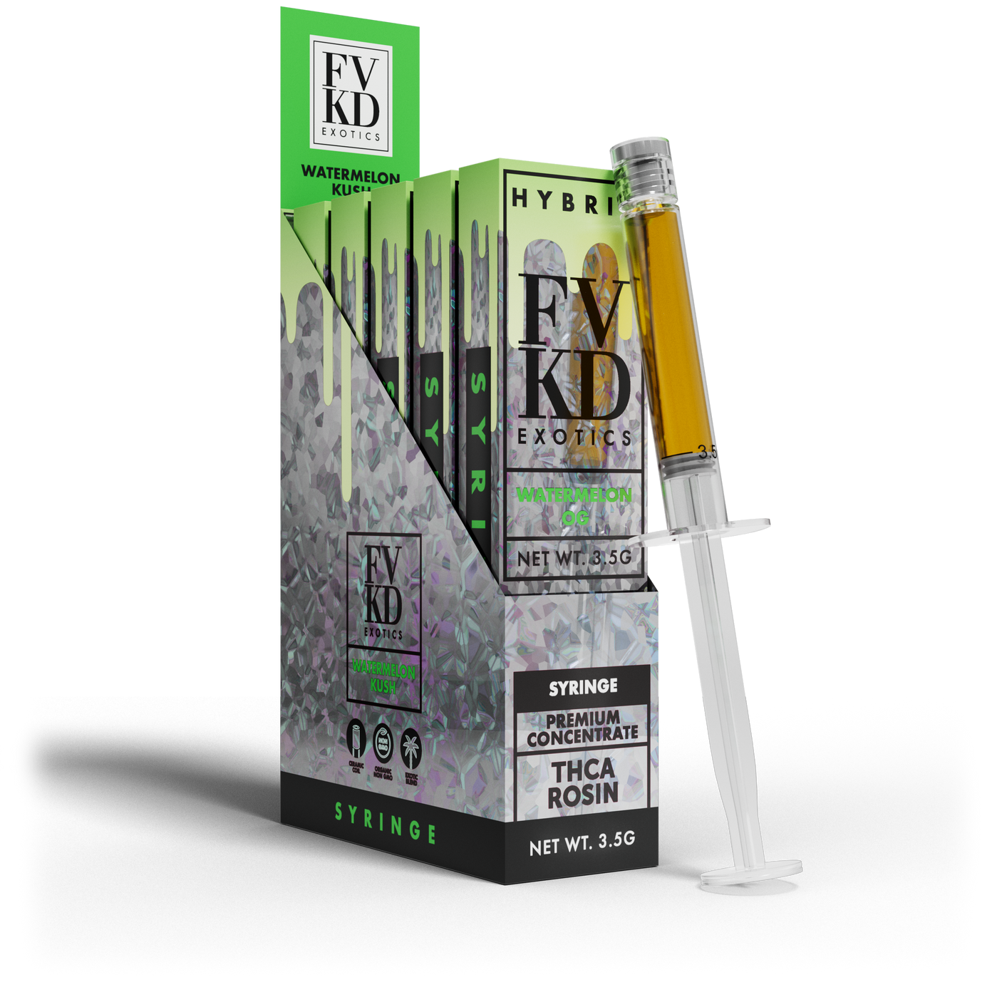 FVKD Live Rosin THCa Syringe 3.5 Grams